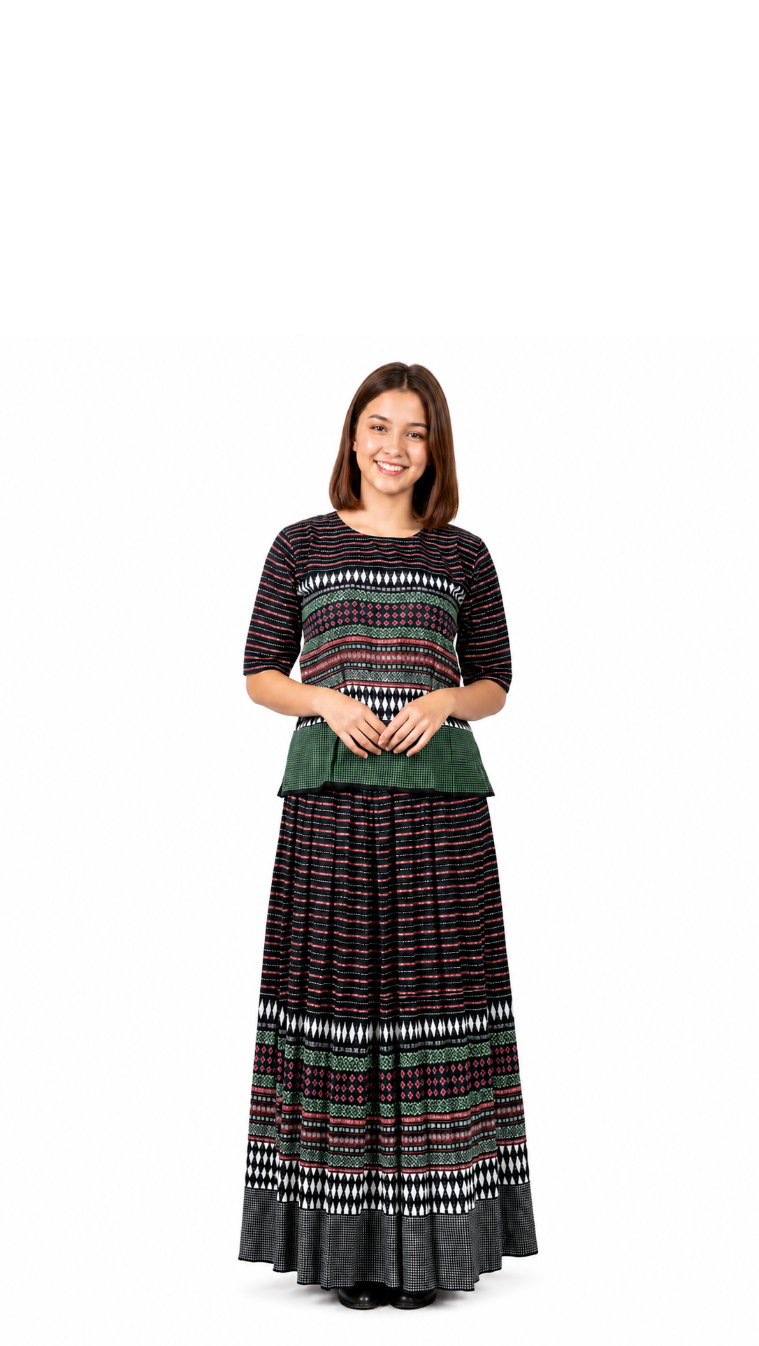 Cotton Skirt-Top