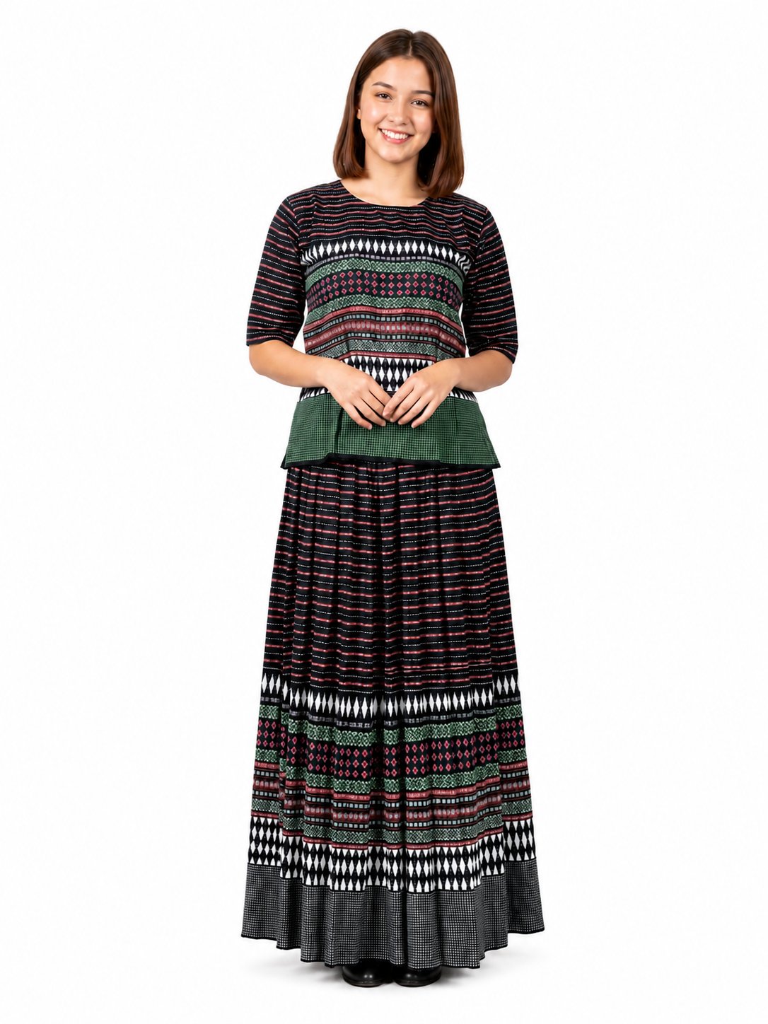 Cotton Skirt-Top