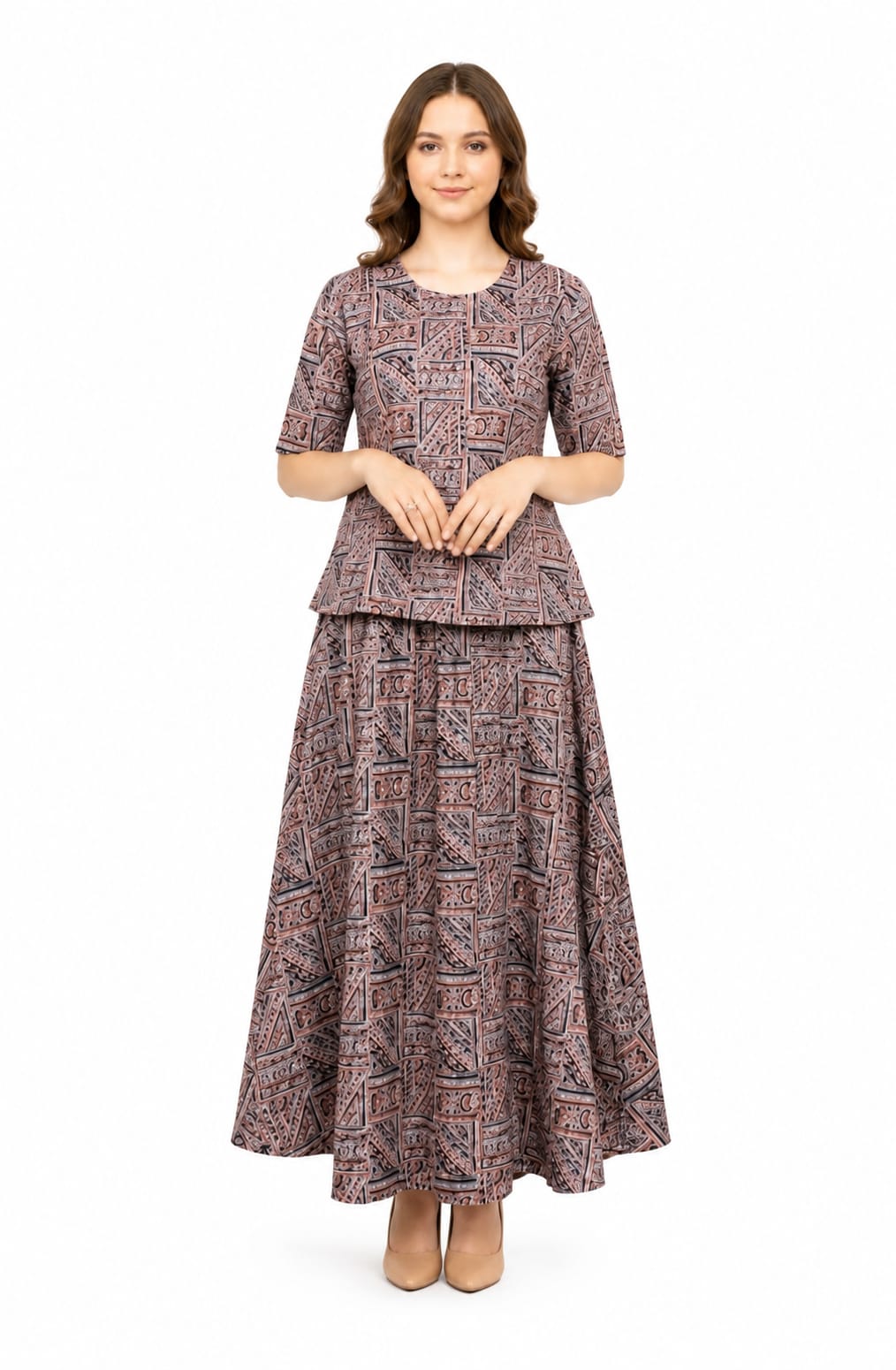 Cotton Skirt-Top